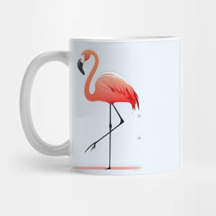 Pink Flamingo Minimal, Love Flamingos Mug